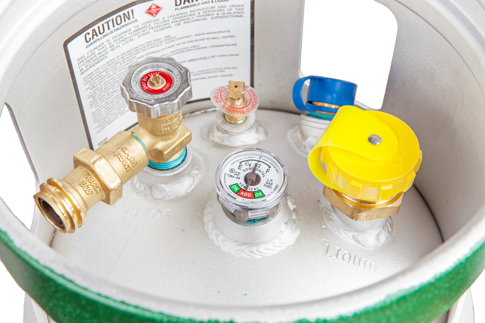 Aluminum Mower Propane Tank